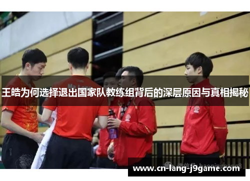 王皓为何选择退出国家队教练组背后的深层原因与真相揭秘 王皓为何选择退出国家队教练组背后的深层原因与真相揭秘